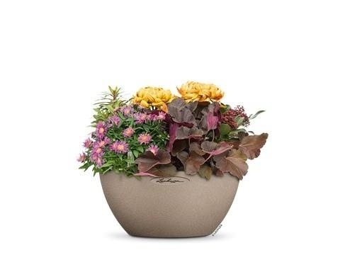 Samozavlažovací květináč Lechuza Cubeto Stone - písková béžo - 3