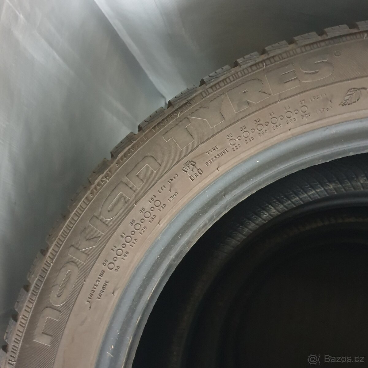 Zánovní zimní pneumatiky Nokian 195/55 R16 č.AP170 - 3