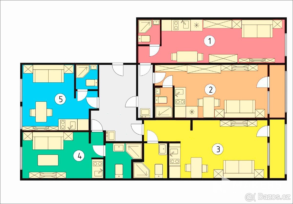 Prodej bytu, 90 m² + 12 m², Praha 9 - Černý Most - 3