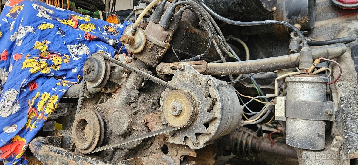 Škoda 120 motor s převodovkou - 3