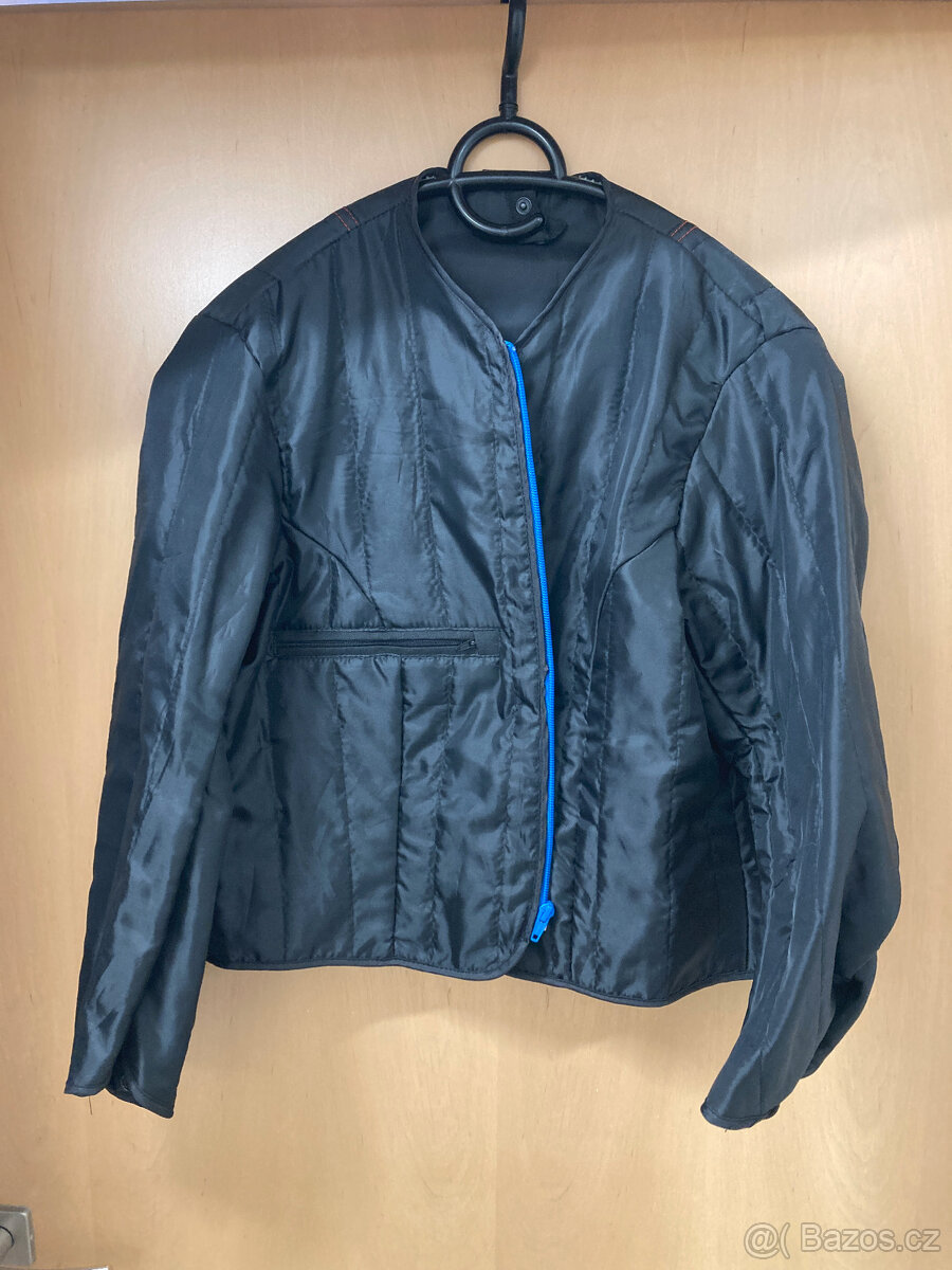 Dámská moto bunda REBELHORN Hiflow IV černo-stříbrno-růžová - 3