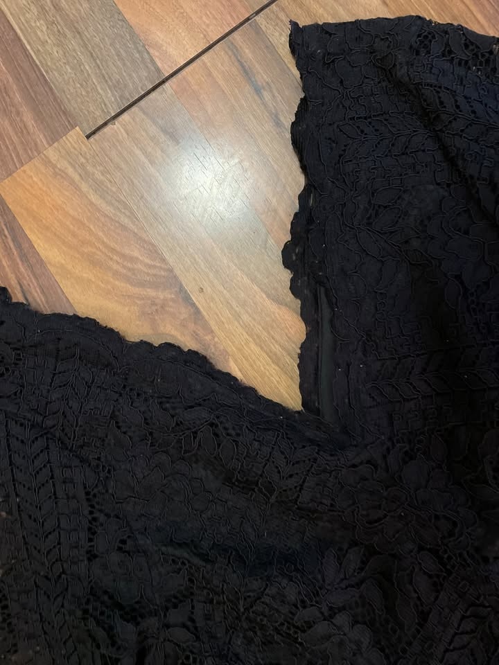 Nové černé krajkové šaty, vel XS, CA, Yessica - 3