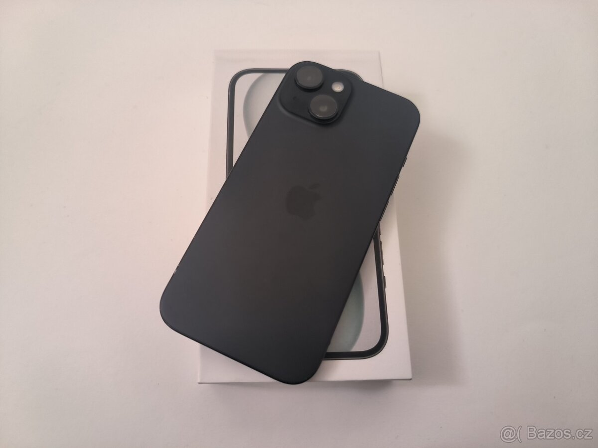 apple iphone 15 128gb Midnight / Batéria 100% - 3
