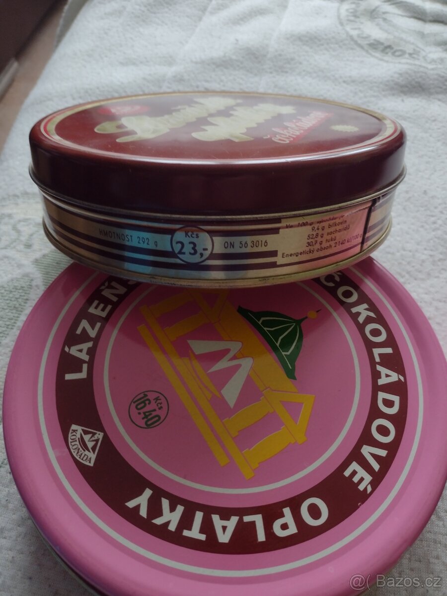 PLECHOVÉ DÓZY OD OPLATEK - 3