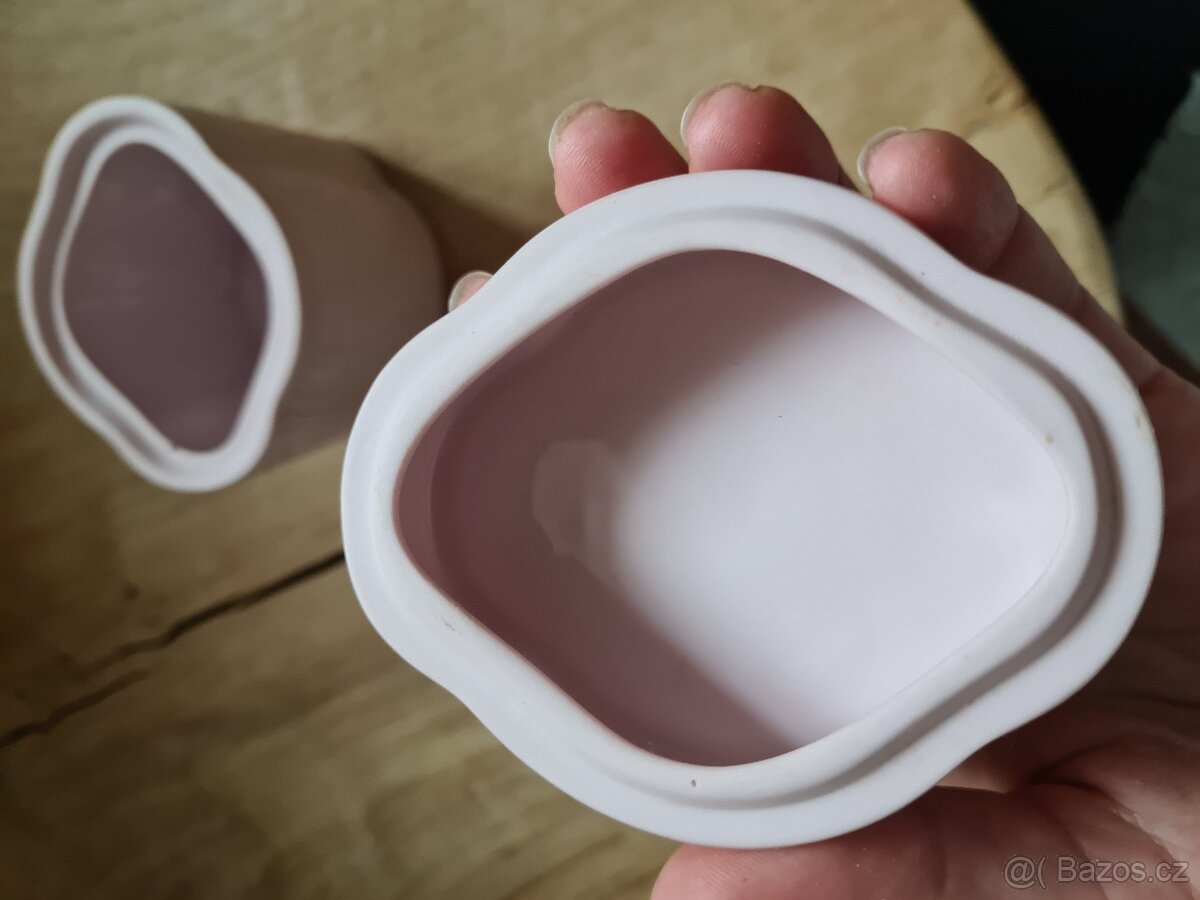 Cukřenka růžový porcelán - 3