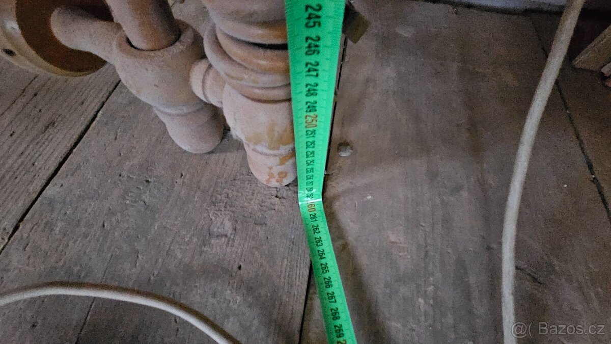 Dřevěná garnýž 260 cm - 3