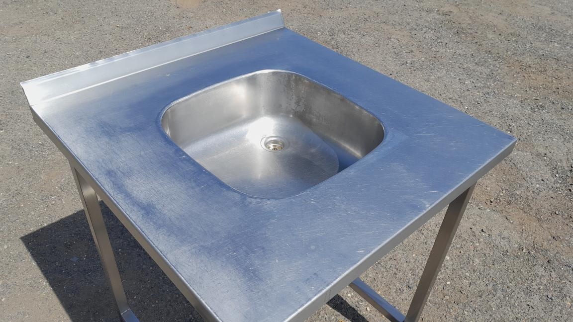 Nerezový dřez ( stůl ) 70x70x85 cm - 3