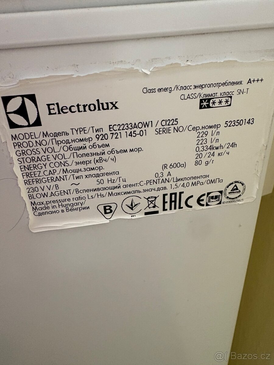 Mrazák A+++ - 3