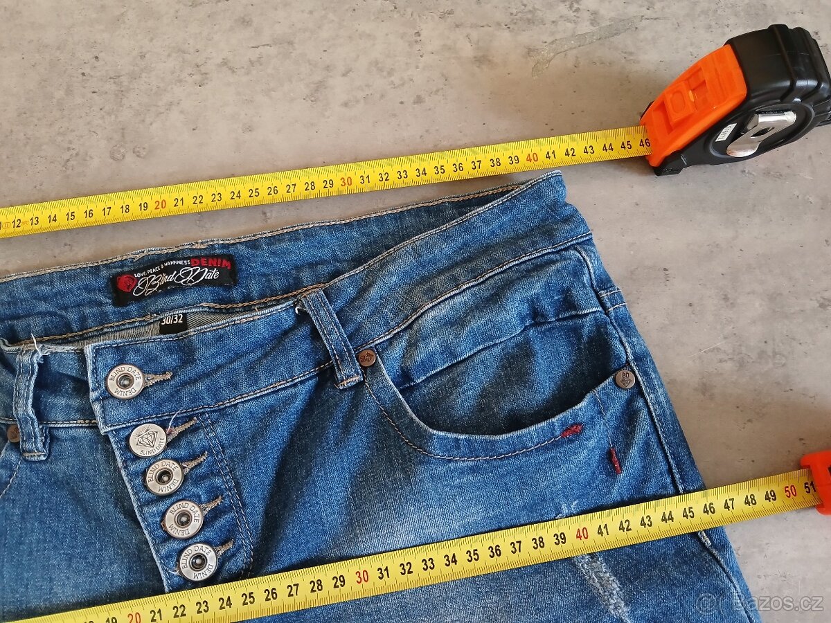 Pružné dámské džíny Blind Date vel.30/32 - 3