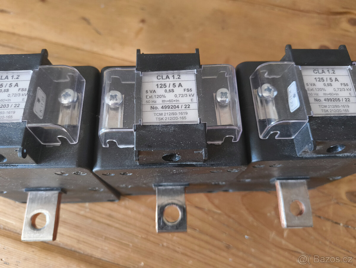 Měřící transformátor CLA 1.2 125/5A 5VA 0,5S 120% - 3