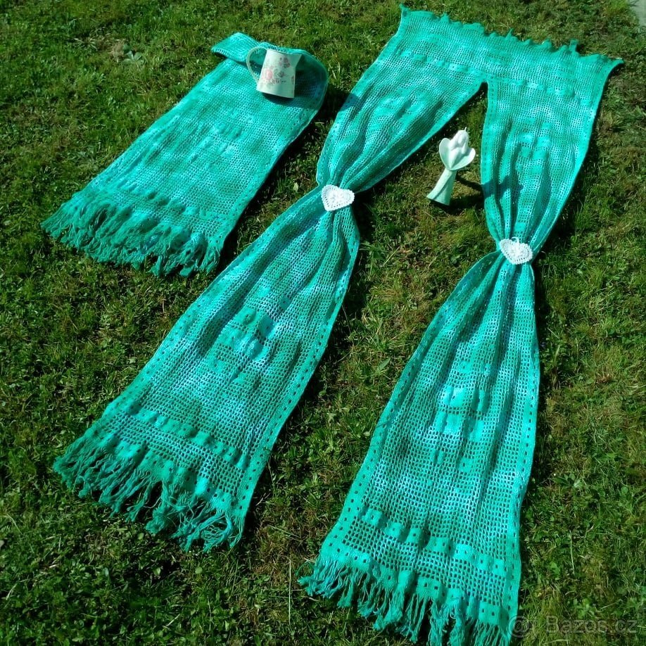 Barevné boho závěsy-macramé v mé nabídce - 3