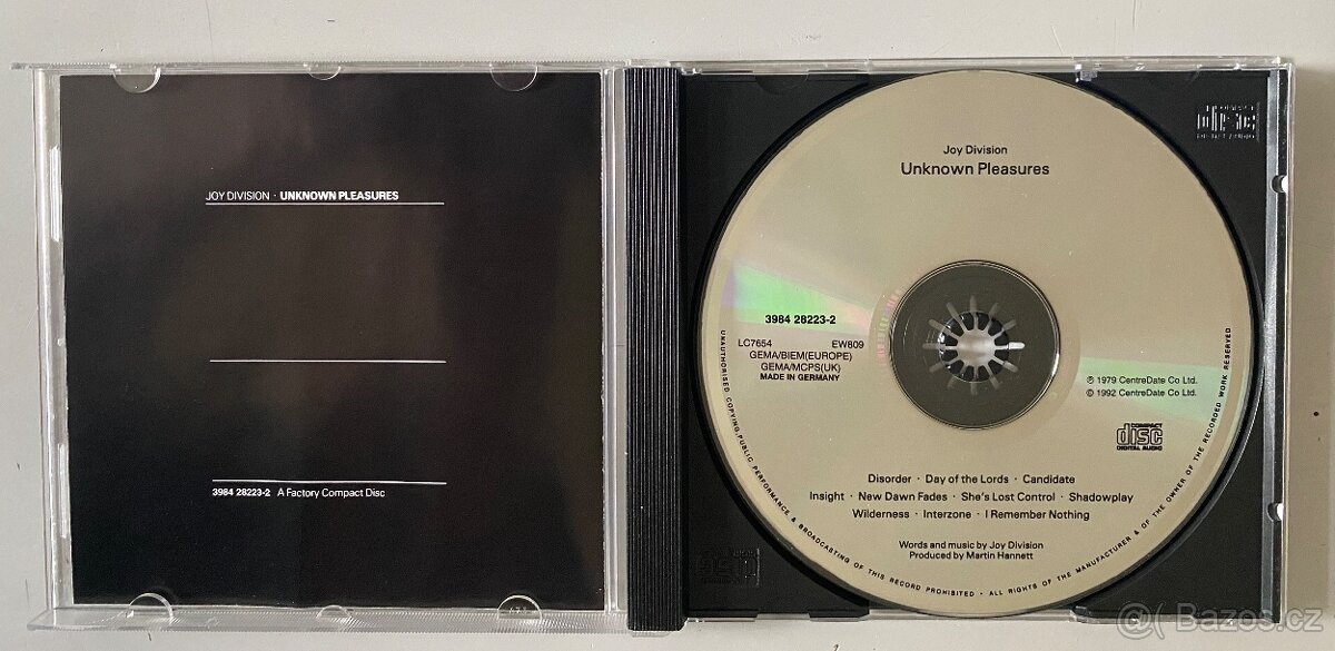 CD Joy Division - Unknown Pleasure - 3