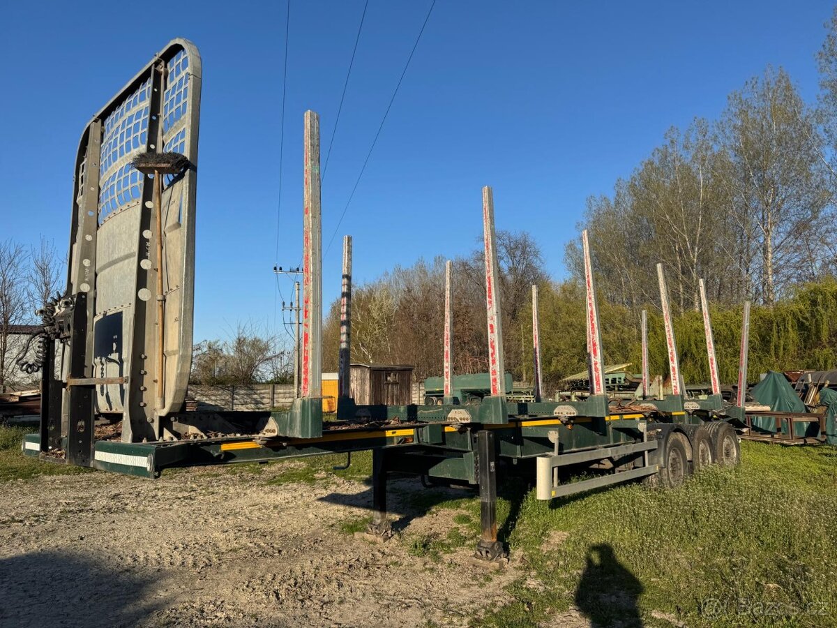 Klanicový návěs Schwarzmüller bouraný lesovůz - 3