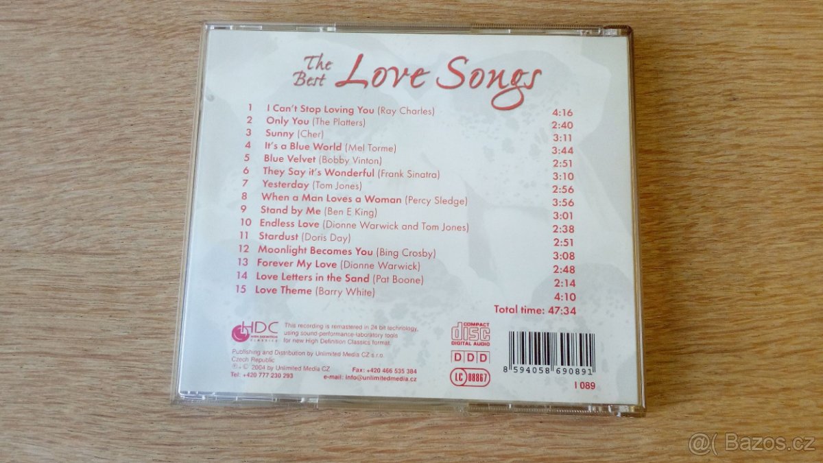 CD The Best Love Songs - 3