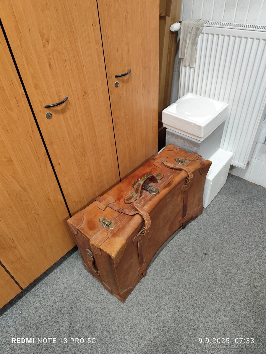 Kožený kufr velkých rozměrů - 3