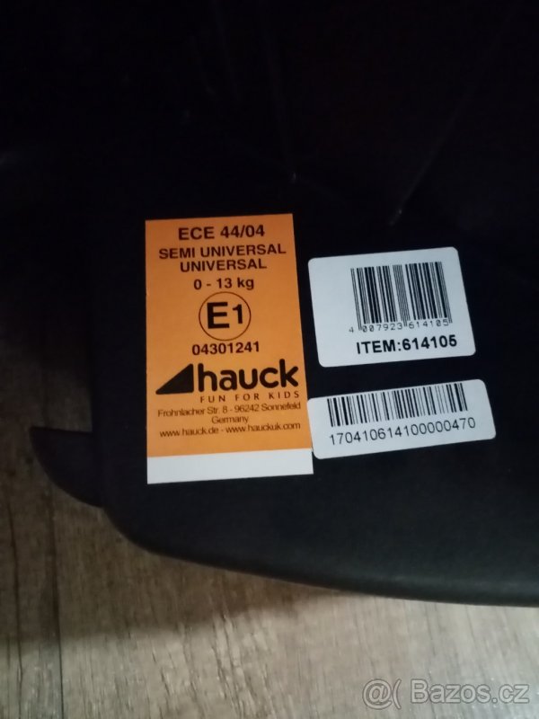 Dětská autosedačka-vajíčko Hauck - 3