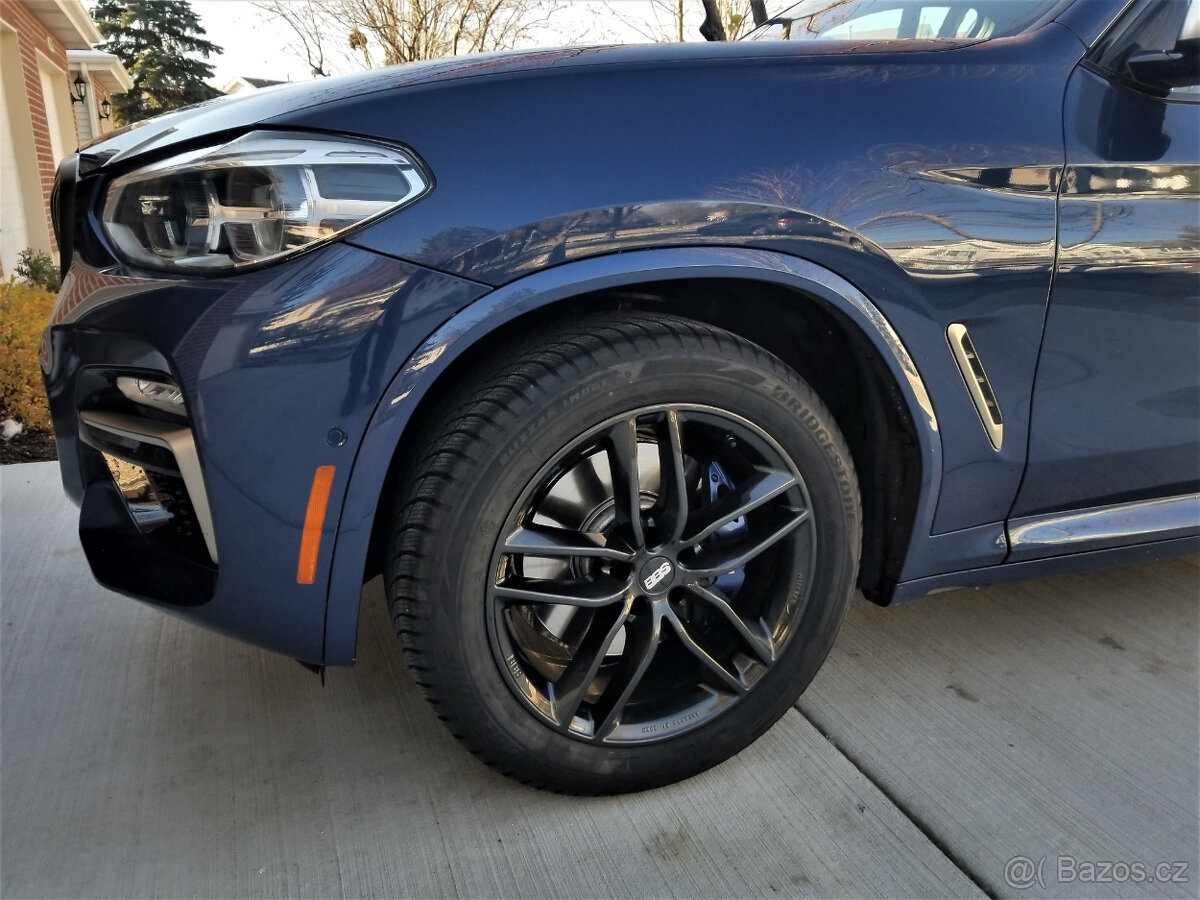 17" Hliníkové kola BBS SX crystal black + pneu Bridgestone - 3