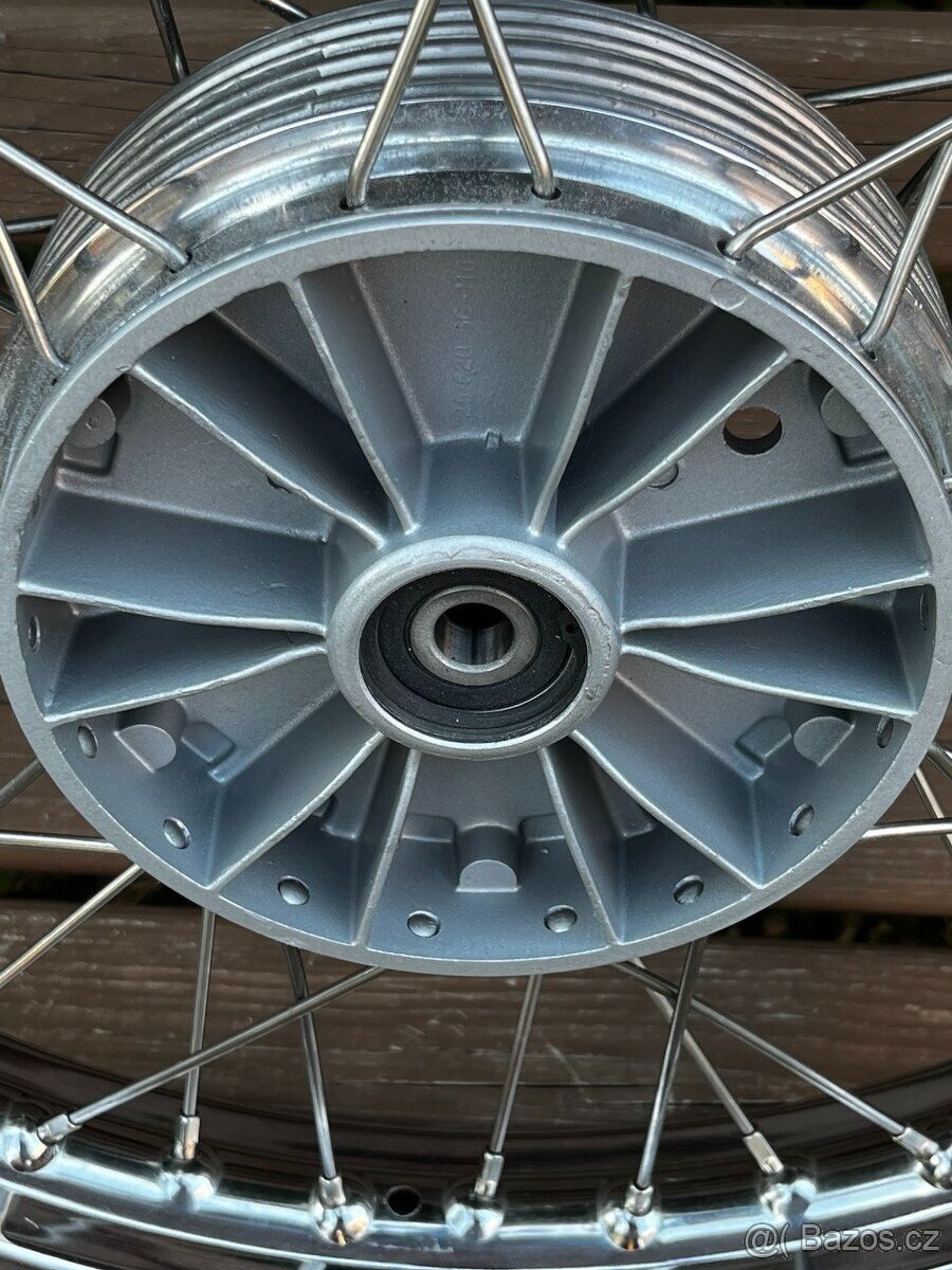 Nová kola Jawa 250/559, 350/360, ráfky, výplet, vycentrováno - 3