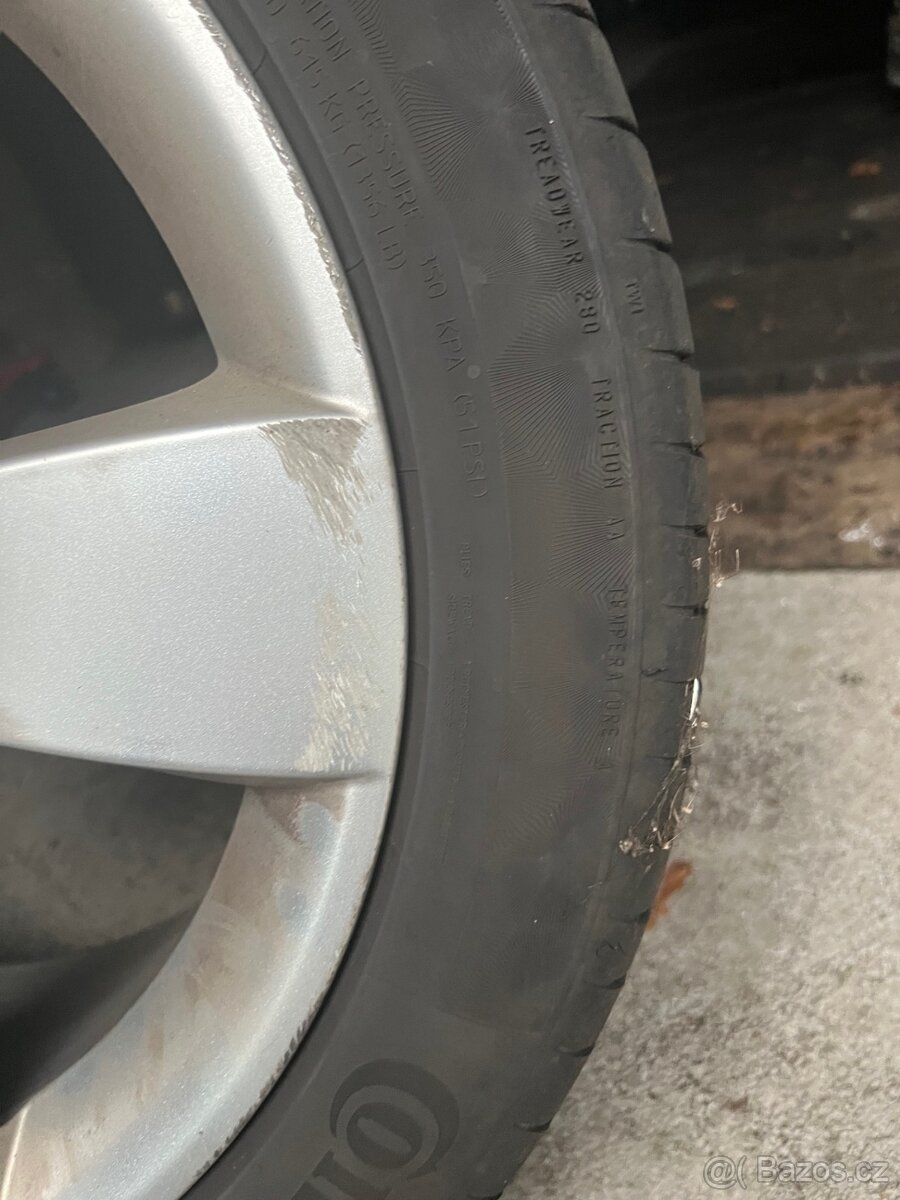 orig. disky škoda PEGASUS + pneu CONTINENTAL - 3