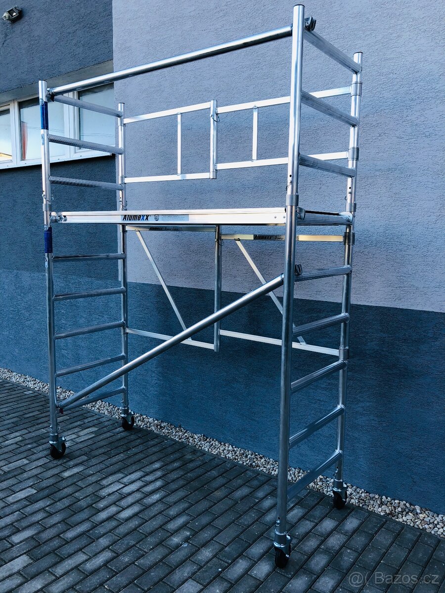 Pojízdné hliníkové lešení. FS 75 z Nádstavbou - 3