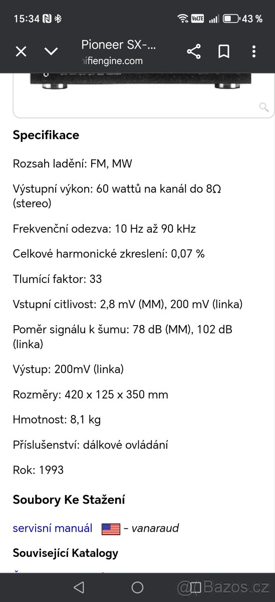 Pioneer SX 702 RDS - 3