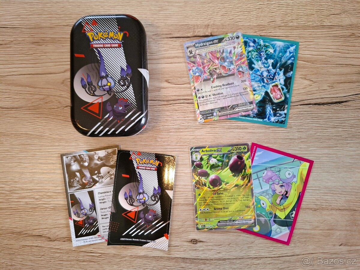 Karty Pokémon a příslušenství s plechovou krabičkou (tin) - - 3