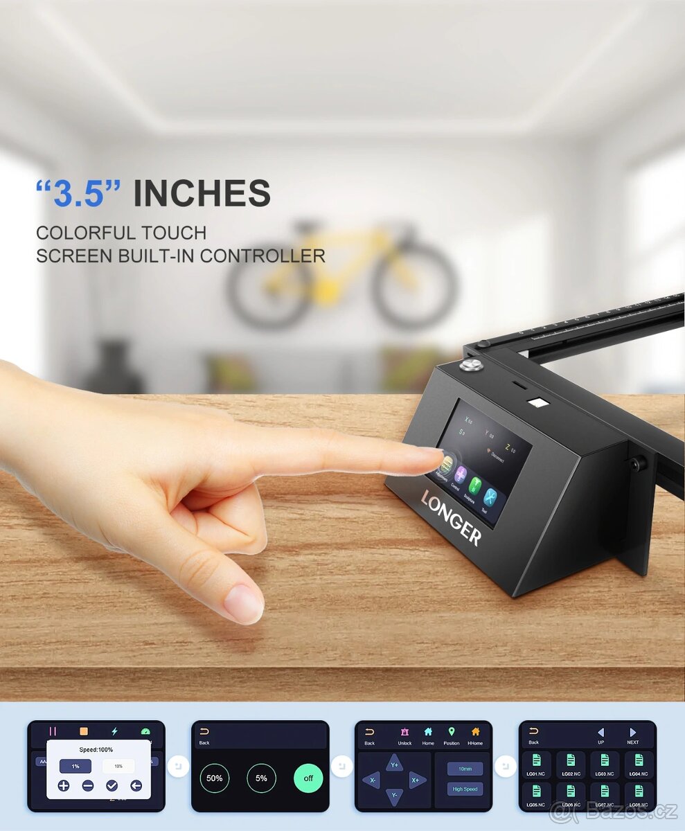 Gravírka LONGER RAY5 10W - nová - 3