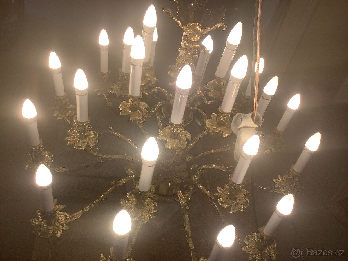 Mosazný lustr - 3