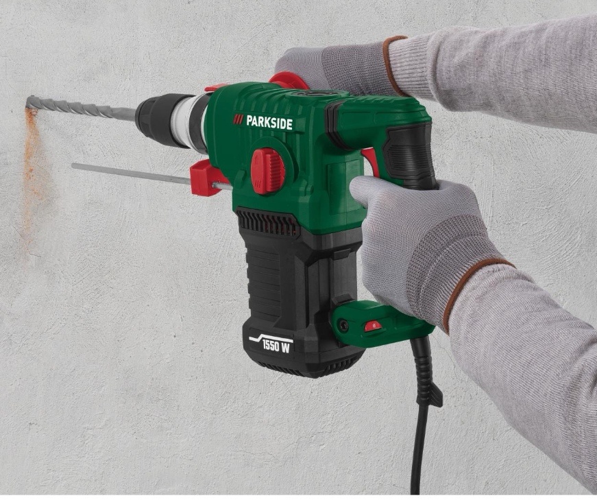 Elektrický kladivo Parkside síla úderů 5J - 3