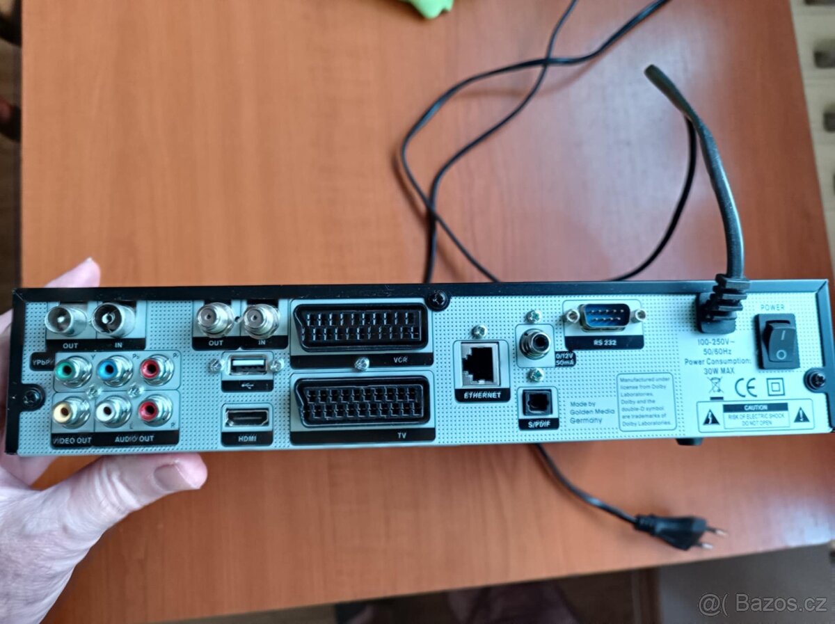 Satelitní přijímač Golden Media Uni-Box 9080 CRCI PVR Combo - 3