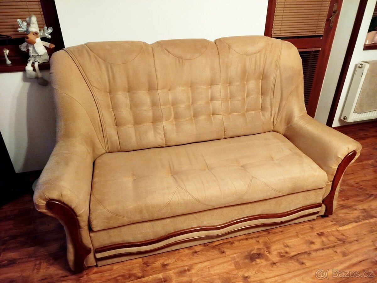 Sedací souprava, sedačka/gauč a dvě křesla - 3