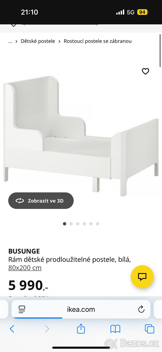 Dětská postel IKEA - 3