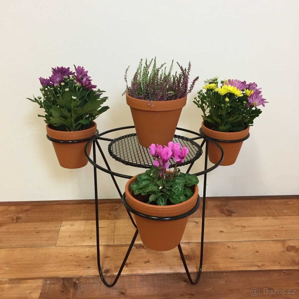 Kovový stojan na květiny / bylinky - 3