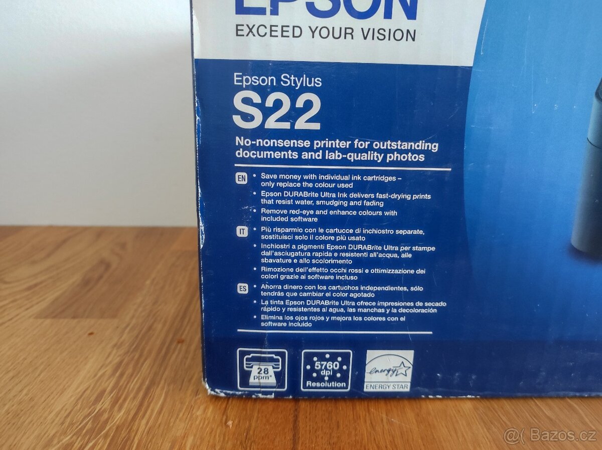 EPSON inkoustová tiskárna S22 - nová - 3