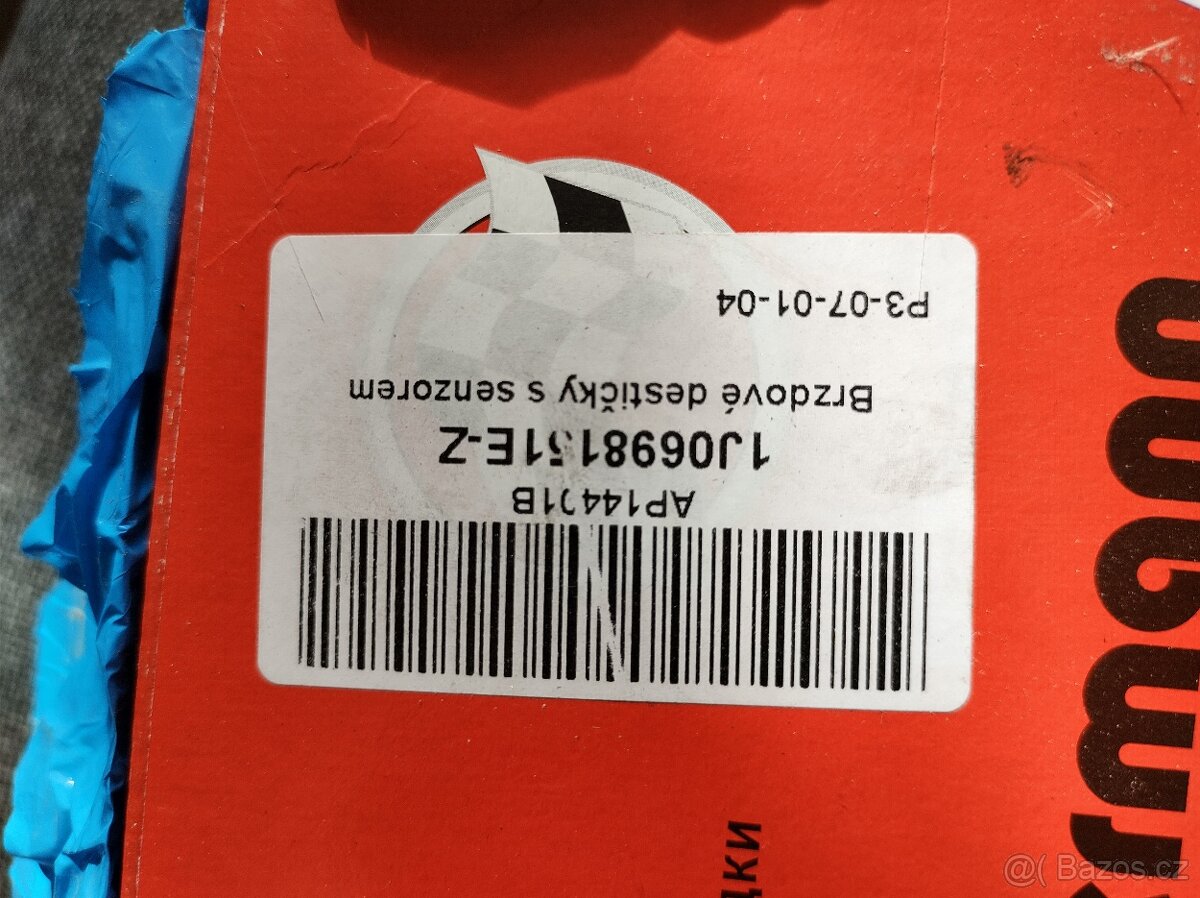 Octavia 2 brzdové destičky - 3