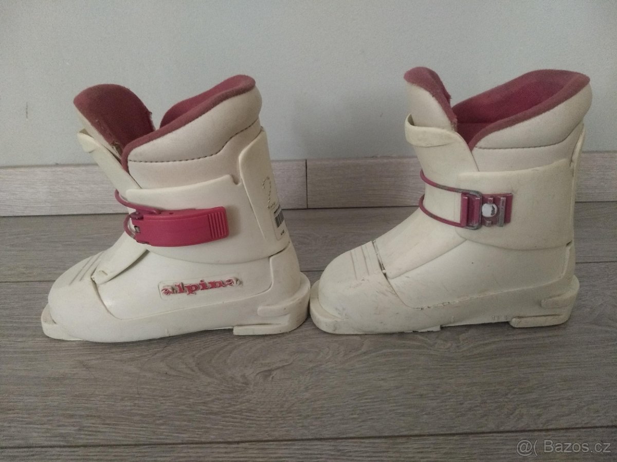 Prodám dětské 1 přeskové lyžáky Alpina - 3