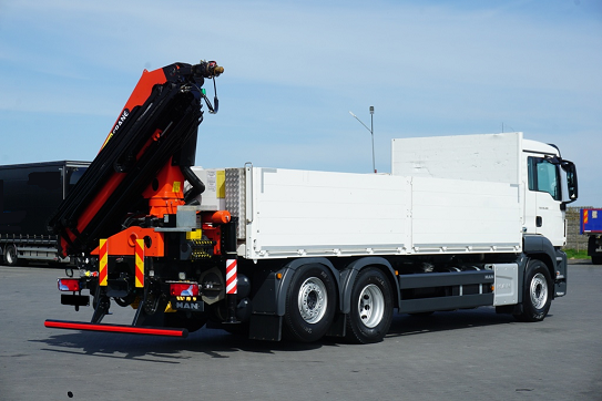 MAN TGS 26.400 6x2 - valník s hydraulickou rukou - 3