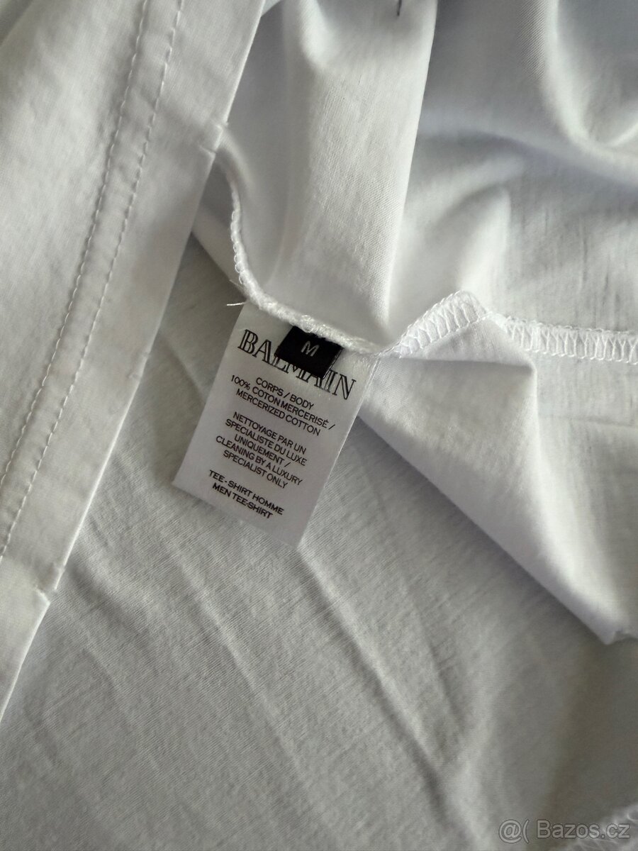 Bílé tričko Balmain - 3