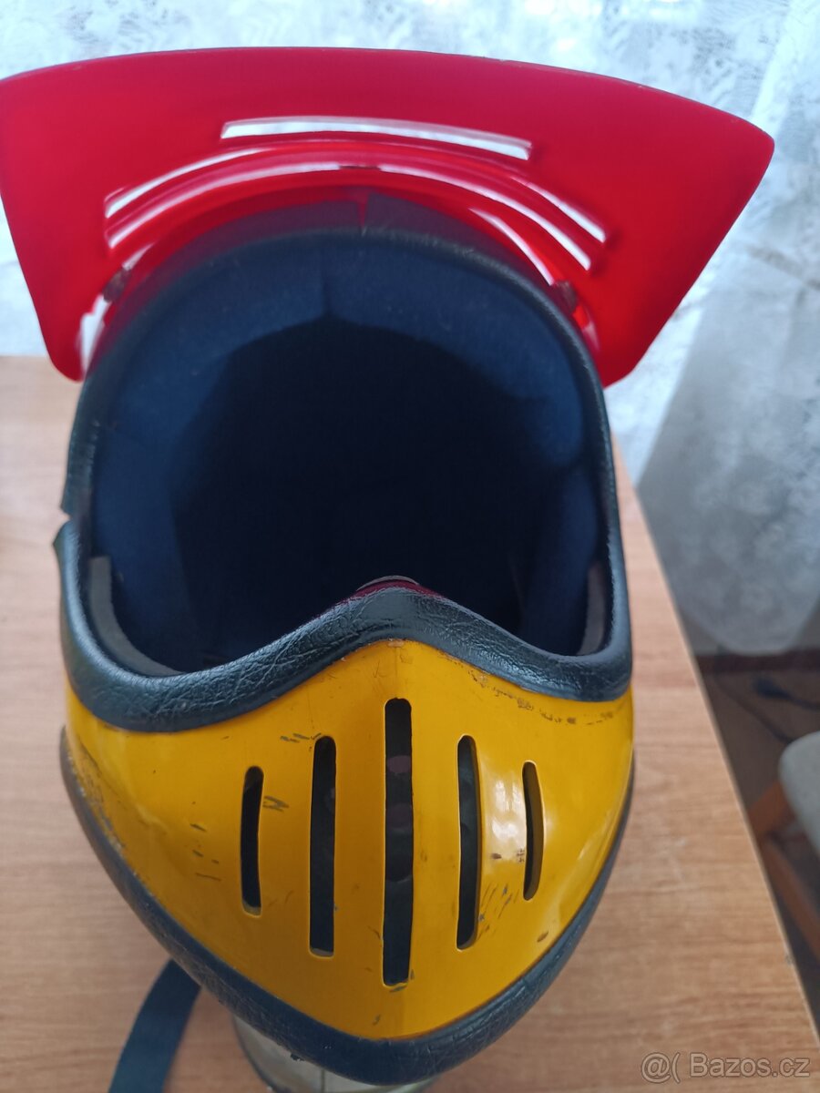 Retro Motokros Helma Přilba - 3