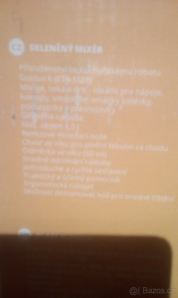 skleněný mixer ETA - 3