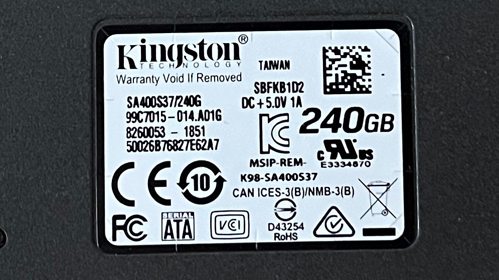 SSD 2,5 Kingston 240GB - 3