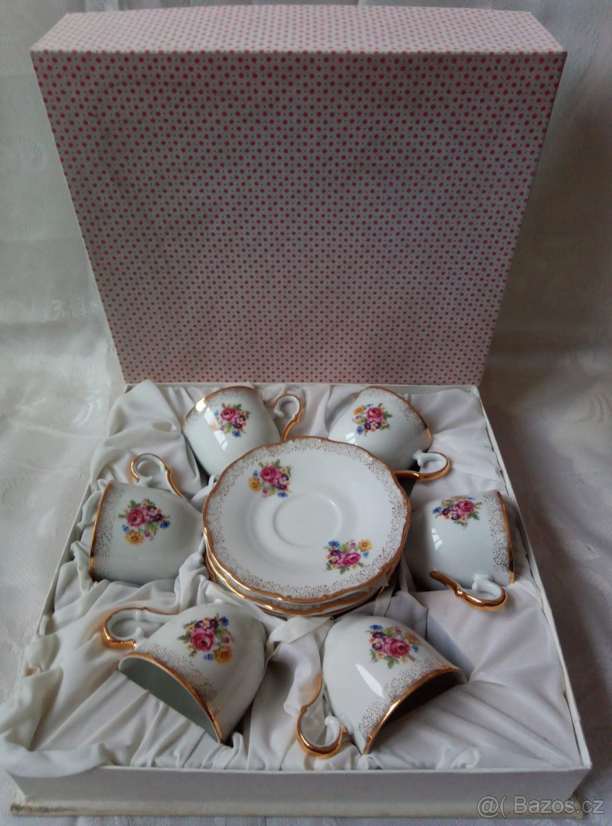 Kávový ozdobný set MZ Czechoslovakia - 3