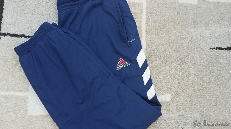 pánské sportovní kalhoty, tepláky ADIDAS vel.XL- super stav - 3