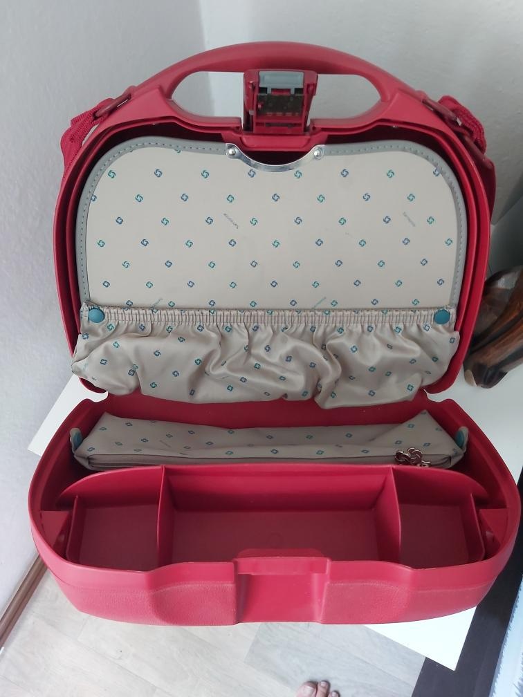 Kufřík Samsonite palubní zavazadlo,barva červená na kod - 3