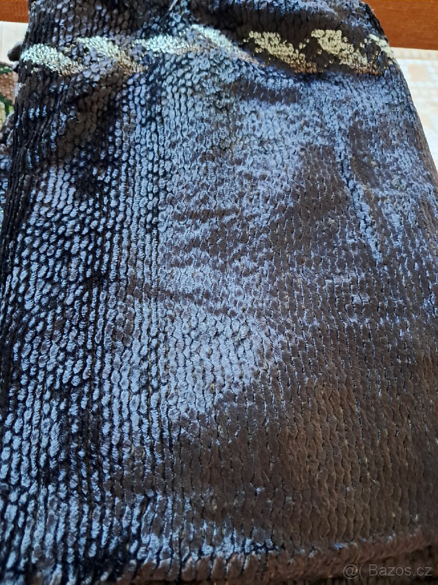 Starožitné žinilkové šály, šátky - 3