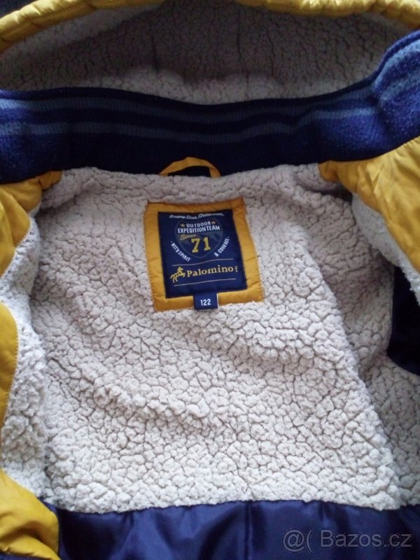 Dětská teplá zimní bunda vel. 122 - 3