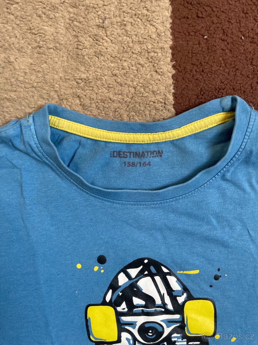 Modré pánské tričko 158/164 - 3