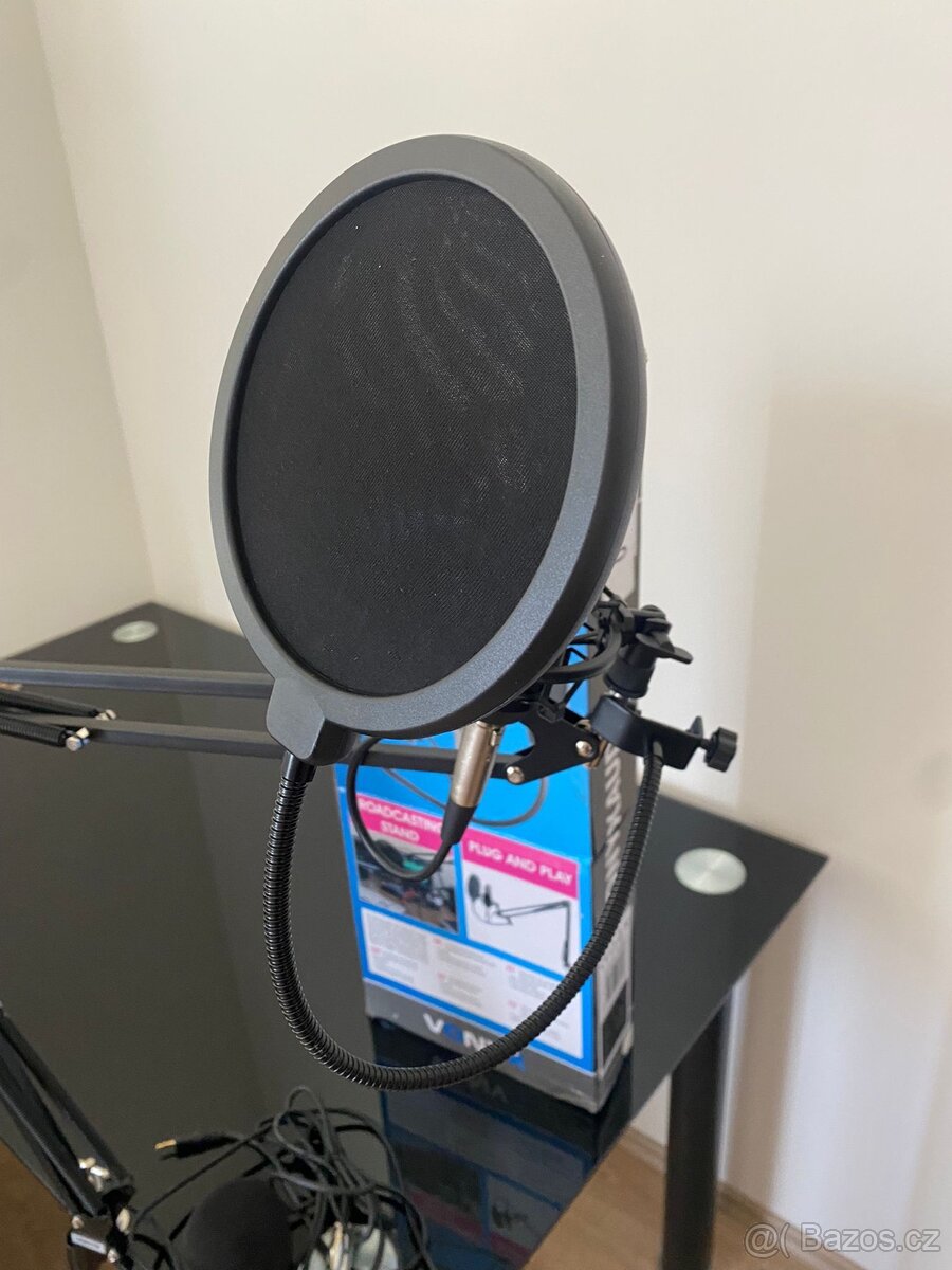 Studio Set mikrofonu se stojanem a pop filtrem - 3