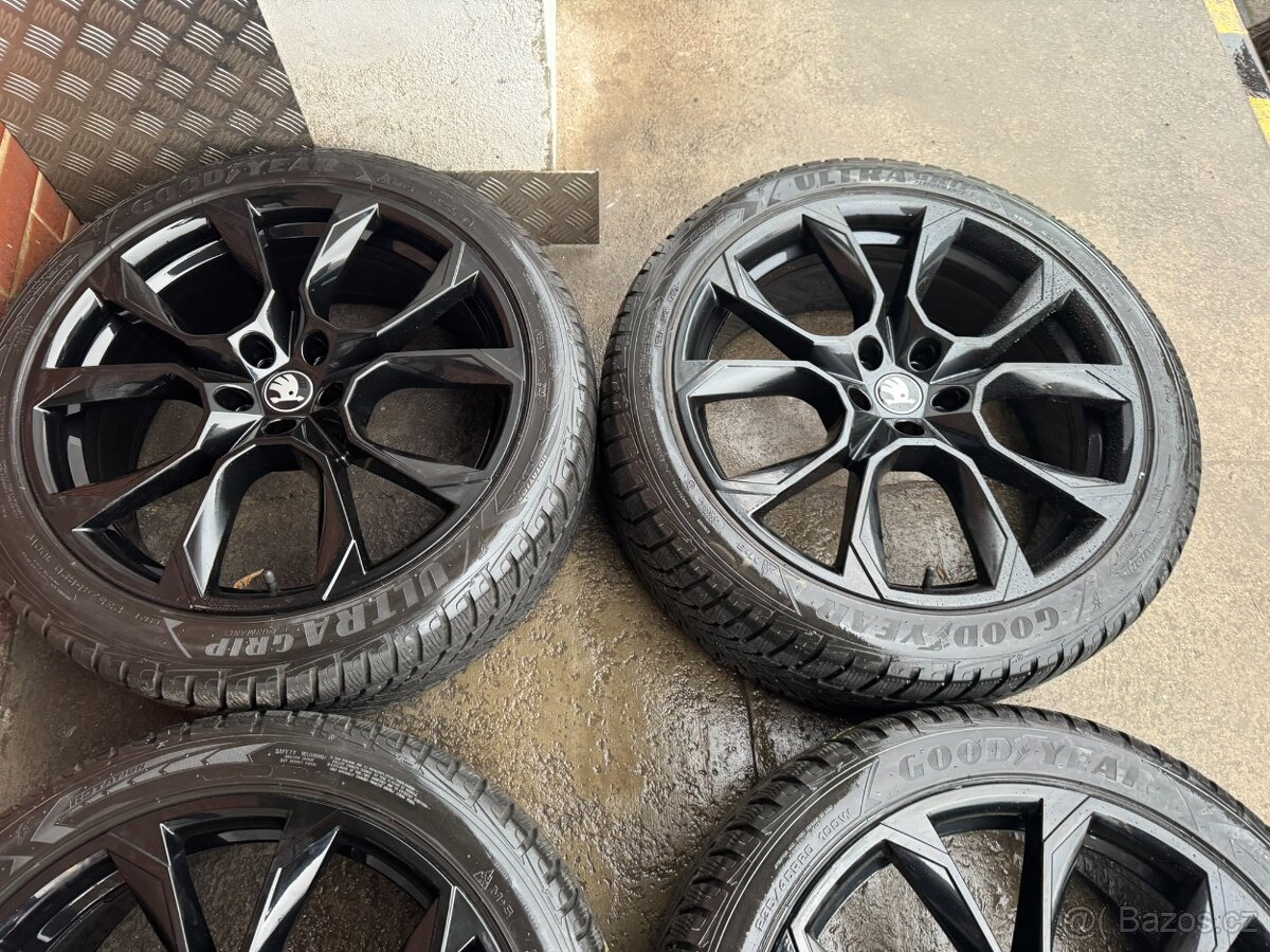 Alu 20" 5x112 škoda EXTREME BLACK KodiaQ RS zimní TOP - 3