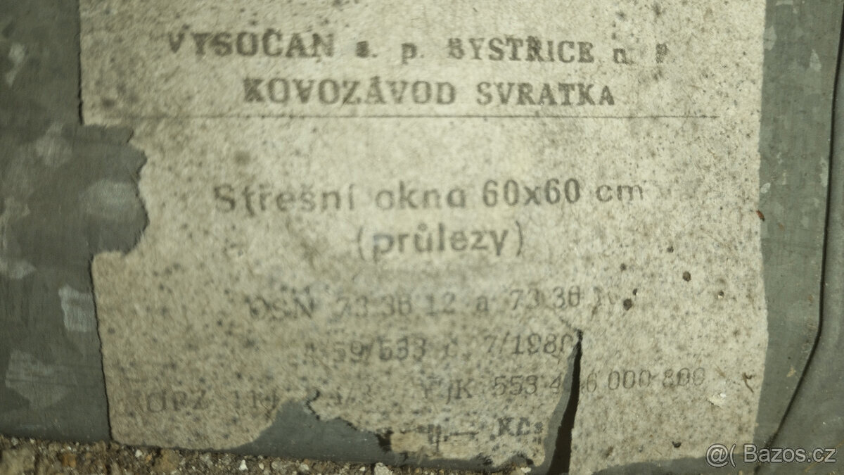 Střešní okna - pozink,NOVÉ / NEPOUŽITÉ - 3